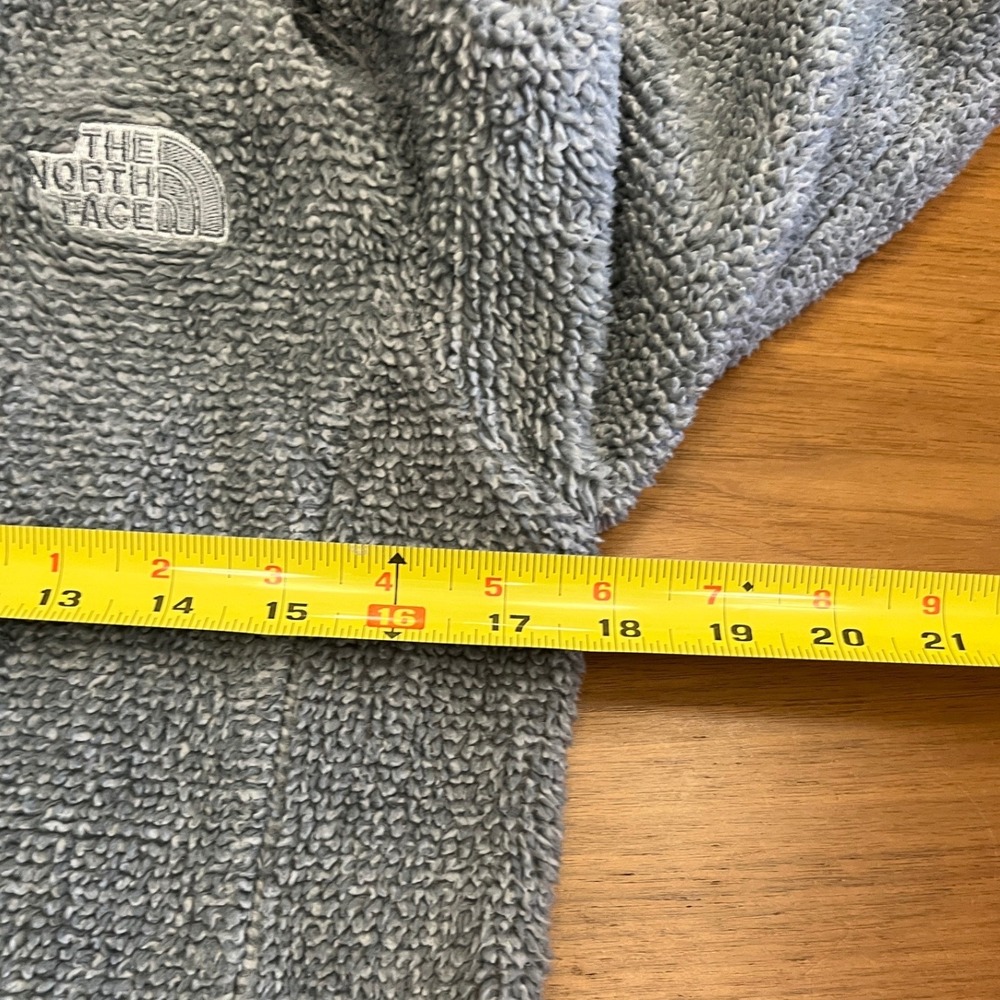 The North Face Osito Fleece Jacket Womens S Gray Full Zip Plush High Pile - Picture 4 of 8
